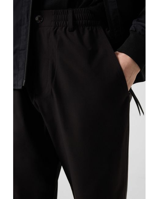 Bogner Black Stretch Pants Marcus for men
