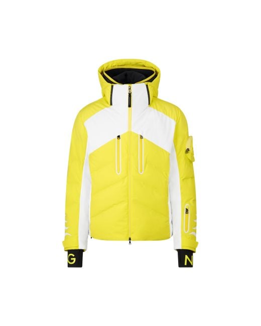 Bogner Yellow Jesse Down Ski Jacket for men