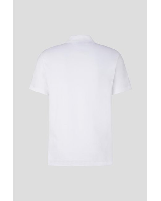 Bogner Fire + Ice White Ramon Polo Shirt for men