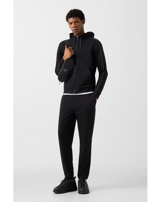 Bogner Fire + Ice Black Uday Jersey Jacket for men