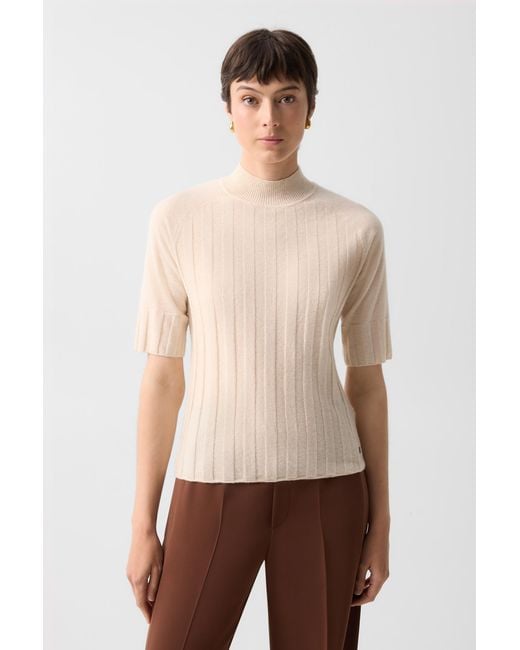 Bogner Natural Virgin Wool Cashmere Shirt Tina