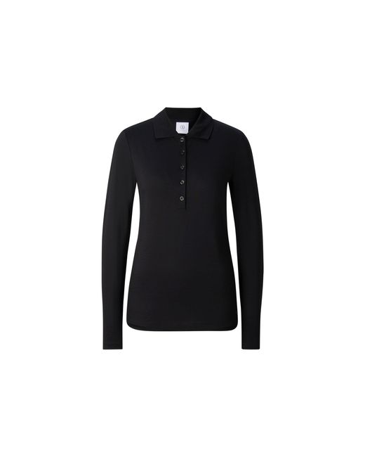 Bogner Black Whoopy Polo Long-Sleeved Top For