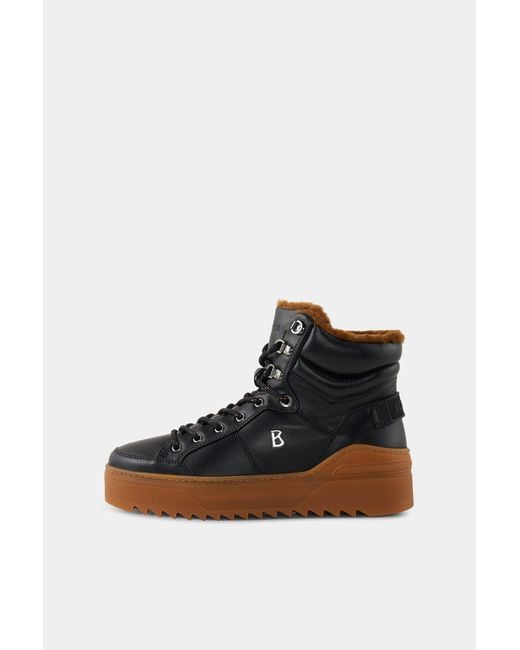 Bogner Black Mid Boots Bucharest for men