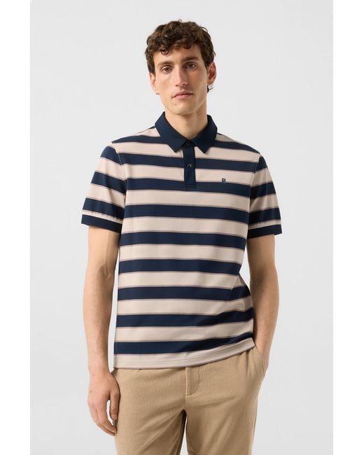 Bogner Blue Timo Piqué Polo Shirt for men