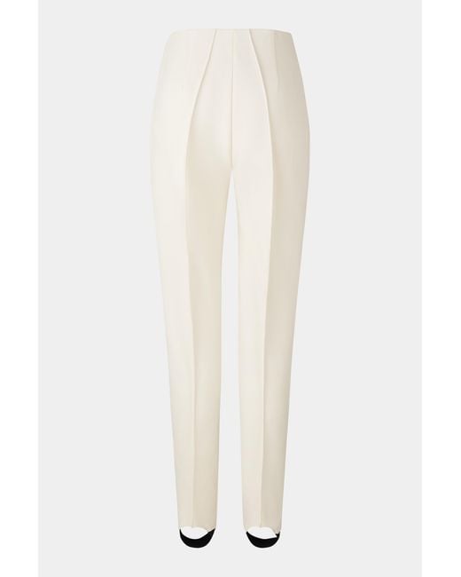 Bogner White Elaine Functional Stirrup Trousers For