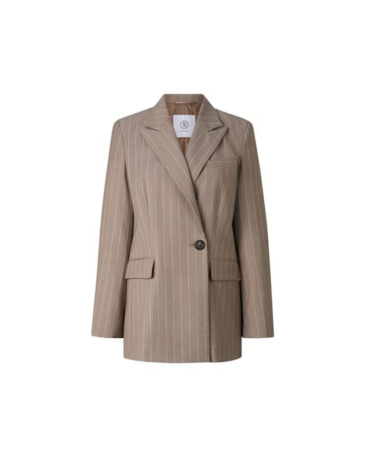 Bogner Brown Virgin Wool Blazer Janina For