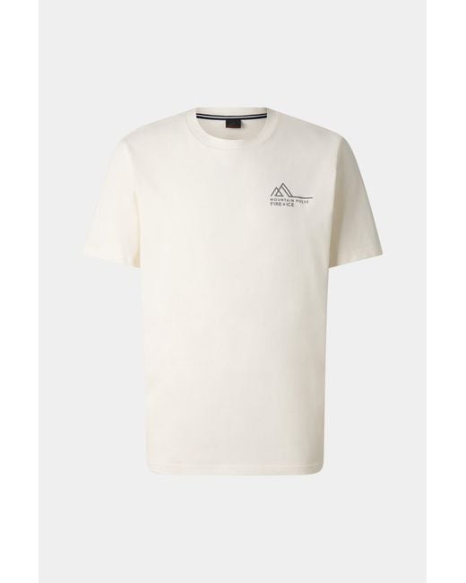 Bogner Fire + Ice White Mick Cotton T-shirt for men