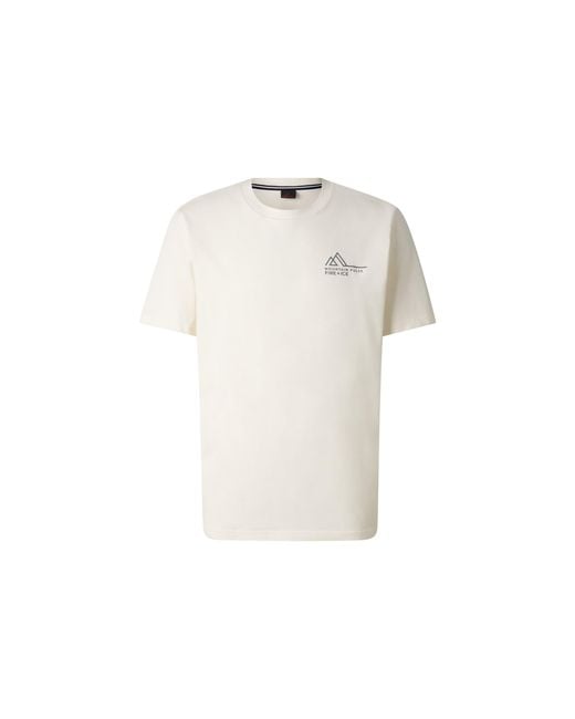 Bogner Fire + Ice White Mick Cotton T-shirt for men