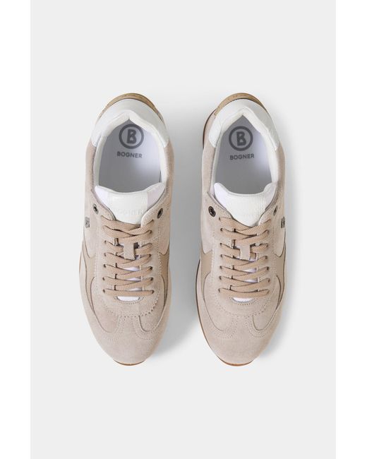 Bogner White Monza Trainers for men