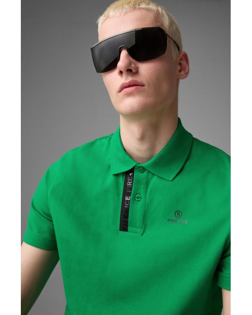 Bogner Fire + Ice Green Ramon Polo Shirt for men