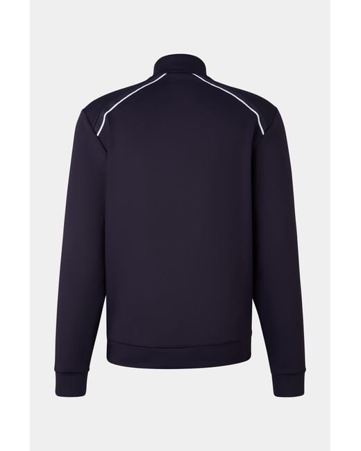 Bogner Blue Sweat Troyer Tomek for men