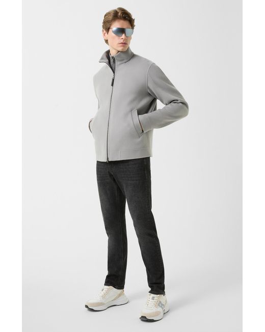 Bogner Gray Doubleface Blouson Brice for men