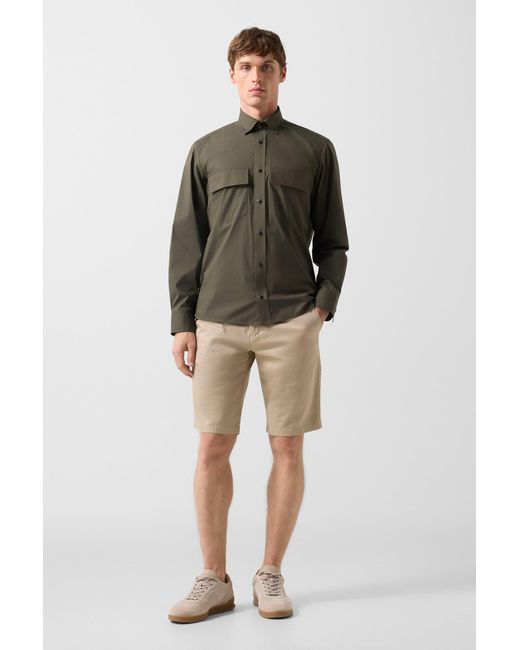 Bogner Green Heiko Poplin Shirt for men