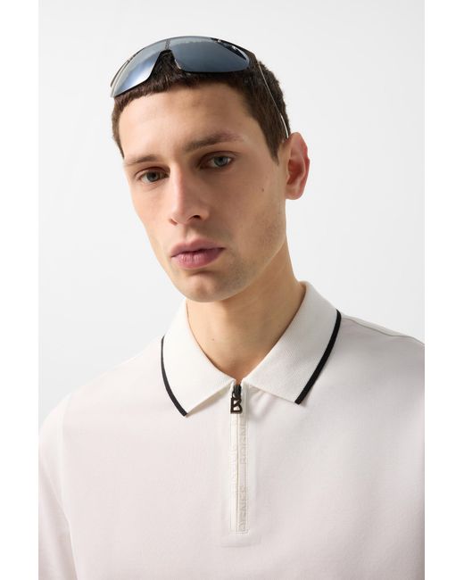 Bogner White Timo Polo Shirt for men