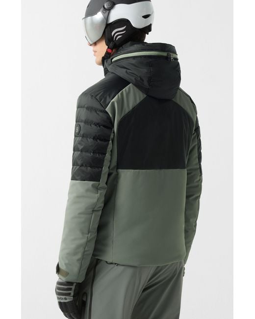 Bogner Green Henik Down Ski Jacket for men