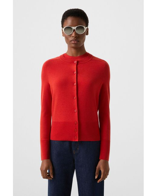 Bogner Red Ilma Knit Jacket For