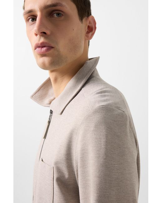 Bogner Gray Ringo Jersey Jacket For for men
