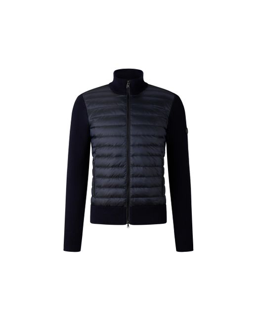 Bogner Blue Zisco Hybrid Knit Jacket for men