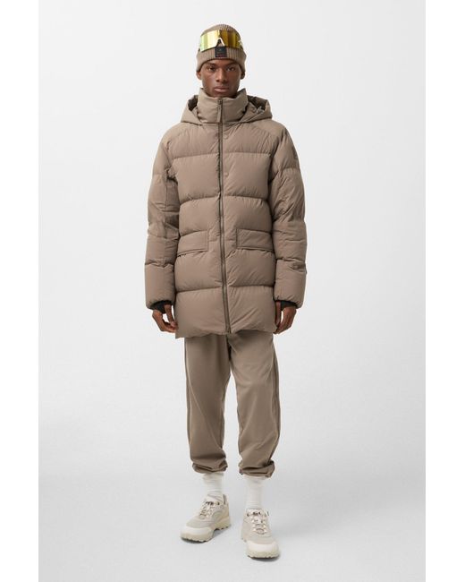 Bogner Fire + Ice Brown Yaron Down Short Coat for men