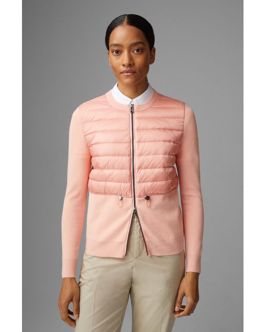 Bogner Pink Anja Hybrid Knit Jacket