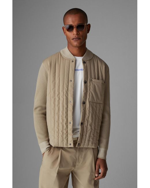 Bogner Flo Hybrid Knit Jacket in Natural for Men | Lyst UK