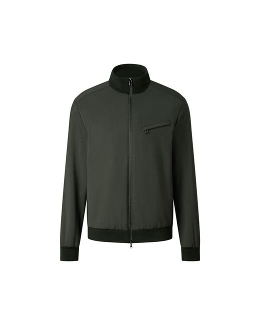 Bogner Green Virgin Wool Jacket Milan for men