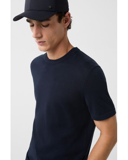 Bogner Blue Knitted Shirt Lloyd For for men