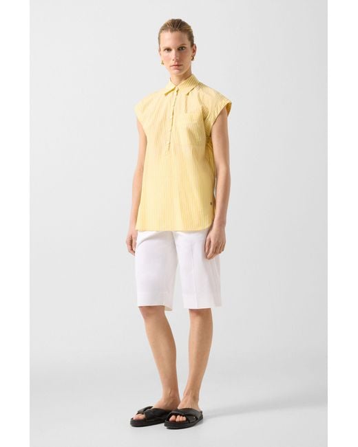 Bogner Yellow Hunter Cotton Blouse