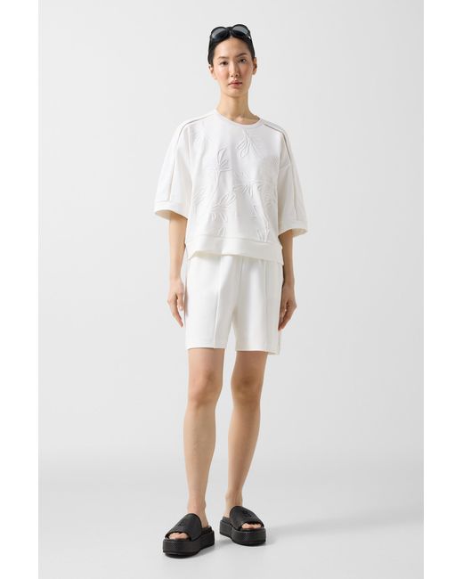 Bogner White Romi Jersey Shorts For