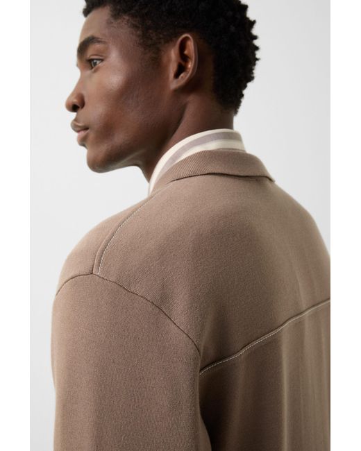 Bogner Brown Olaf Knit Jacket for men