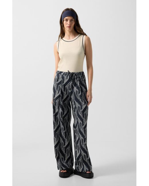 Bogner Multicolor Pleated Trousers Gina