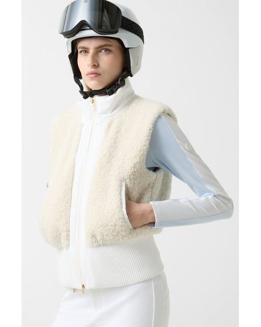Bogner White 2-in-1 Down Ski Jacket Suri
