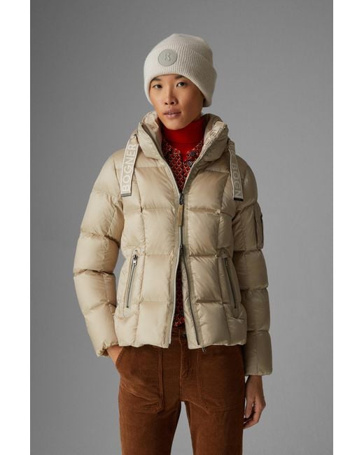 Bogner Feline Down Jacket in Natural | Lyst Canada