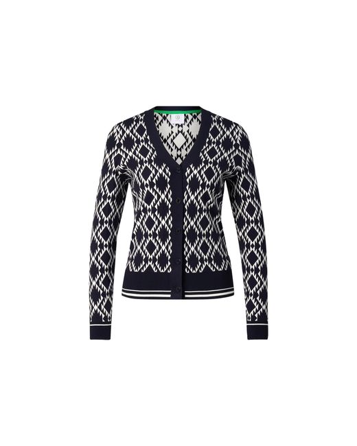 Bogner Blue Amber Knit Jacket For
