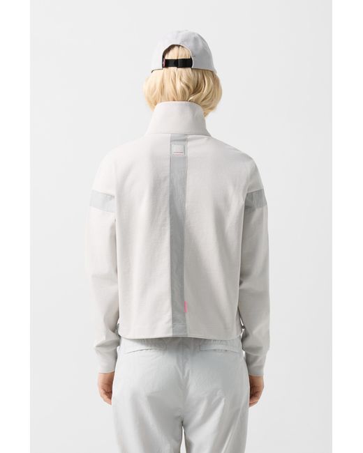 Bogner Fire + Ice White Norina Jersey Jacket For