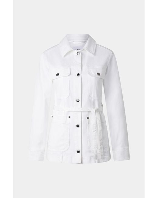 Bogner White Pelin Denim Jacket