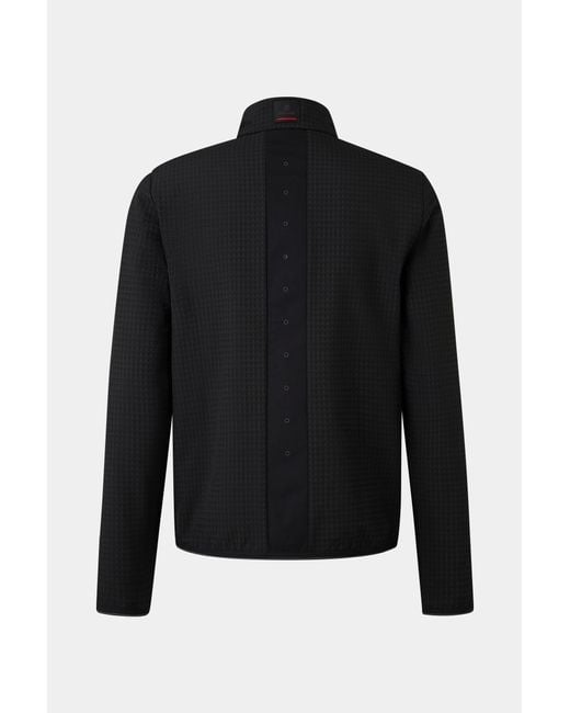 Bogner Fire + Ice Black Midlayer Jacket Alric for men