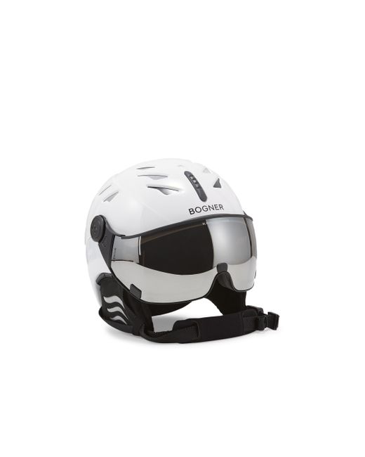 Bogner White Ski Helmet St. Moritz