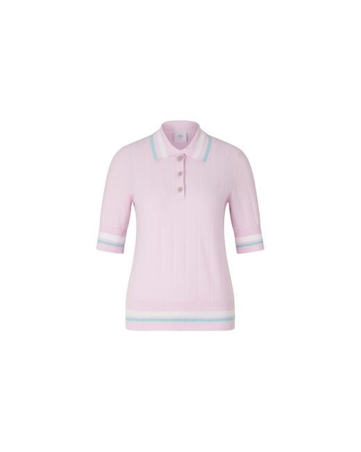 Bogner Purple Lennie Knit Polo Shirt