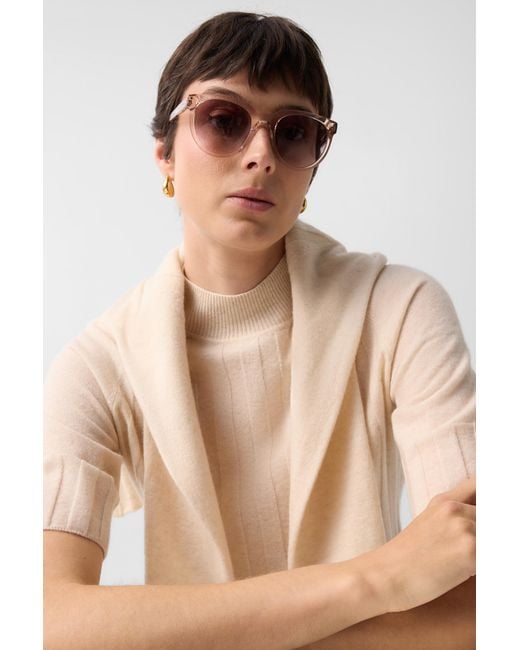 Bogner Natural Virgin Wool Cashmere Shirt Tina