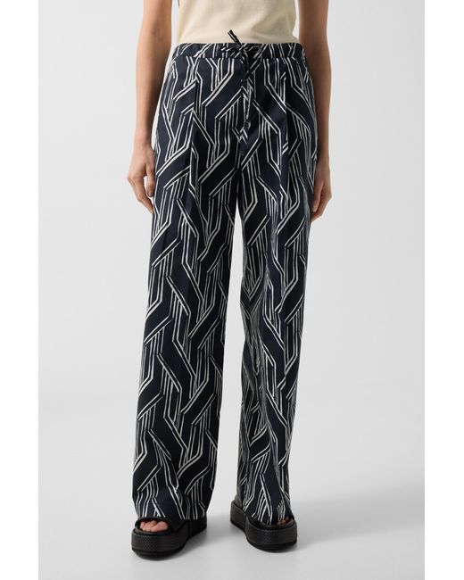 Bogner Multicolor Pleated Trousers Gina