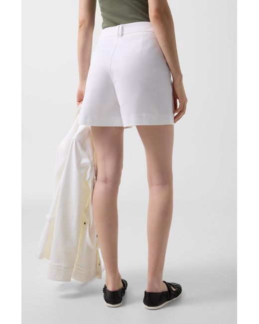 Bogner White Lissy Shorts