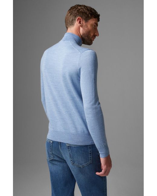 Bogner Blue Jouri Half-zip Pullover For Men for men