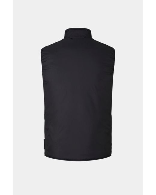 Bogner Black Willis Reversible Vest for men