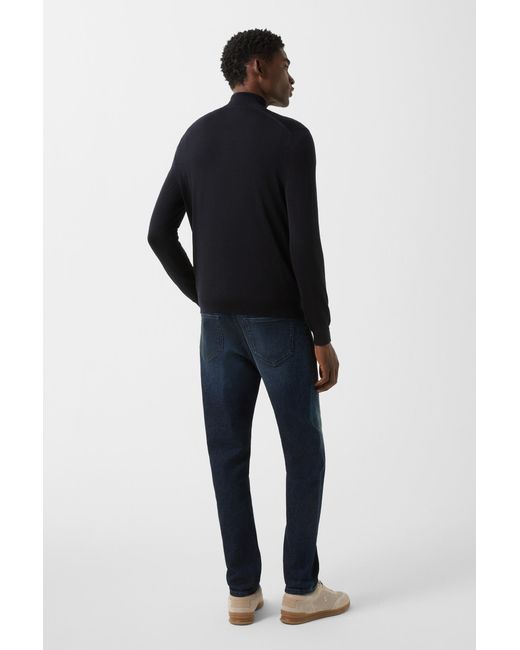 Bogner Blue Virgin Wool Ouri Troyer For for men