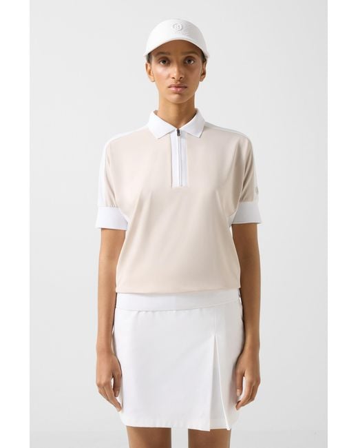 Bogner Natural Arabell Functional Short-Sleeved Top For