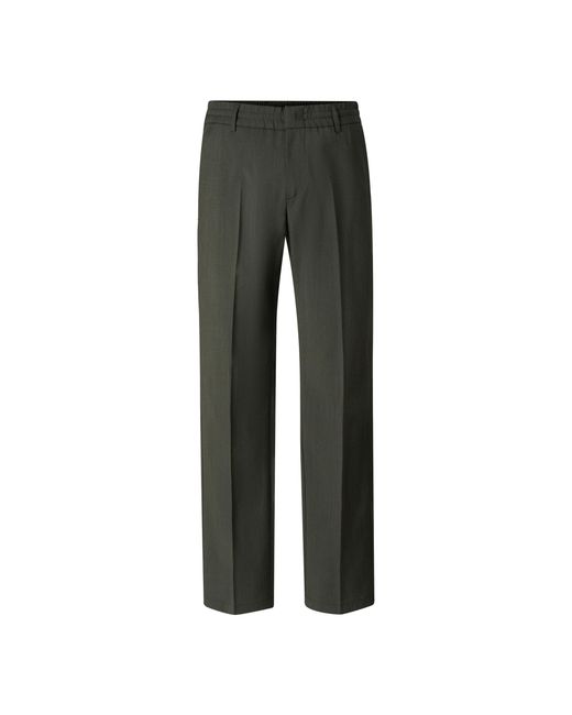 Bogner Gray Marcus Virgin Wool Trousers For for men