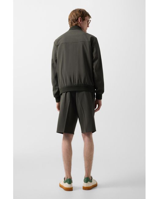 Bogner Green Virgin Wool Jacket Milan for men