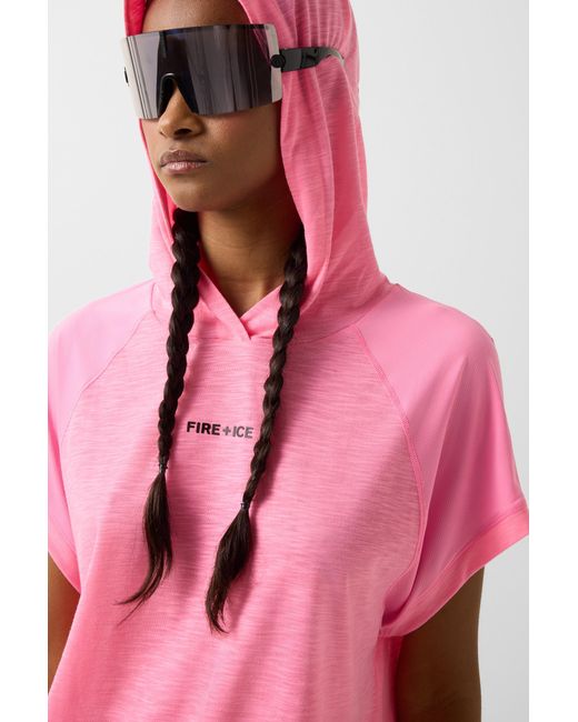 Bogner Fire + Ice Pink Damia Hoodie Shirt For