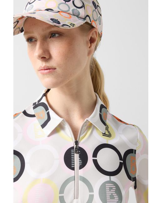 Bogner Multicolor Taya Functional Short-sleeved Top